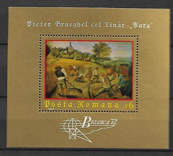 MALARSTWO RUMUNIA MI.BL.96**