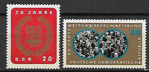 ZWIĄZKI ZAWODOWE DDR MI.1115-1116**