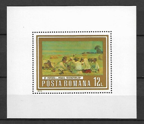 MALARSTWO RUMUNIA MI.BL.109**
