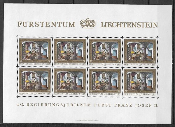 ARCHITKEKTURA LIECHTENSTEIN MI.ARK.706-709**KOMPLET - obrazek 3