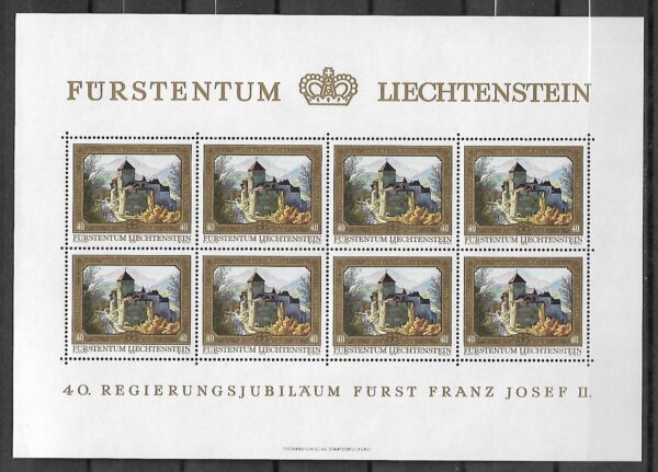 ARCHITKEKTURA LIECHTENSTEIN MI.ARK.706-709**KOMPLET