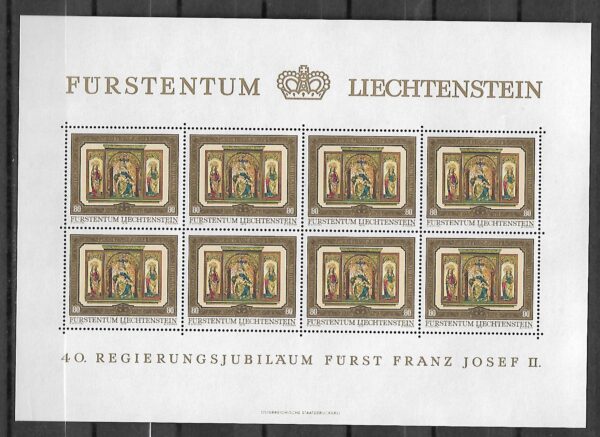 ARCHITKEKTURA LIECHTENSTEIN MI.ARK.706-709**KOMPLET - obrazek 4