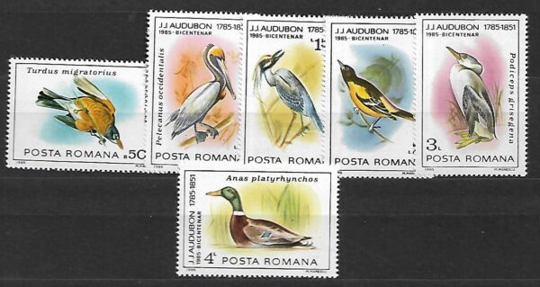 PTAKI RUMUNIA MI.4149-4154**