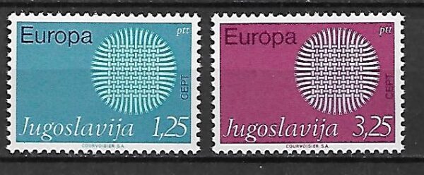 EUROPA JUGOSŁAWIA MI.1379-1380**