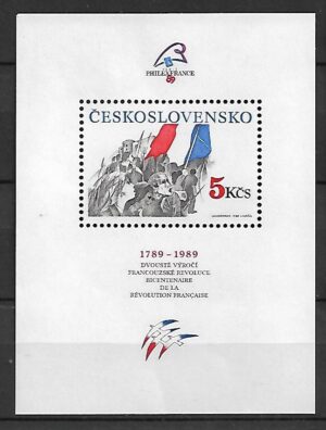 REWOLUCJA CZECHOSŁOWACJA MI.BL.93**