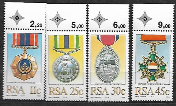ORDERY I MEDALE RSA MI.661-664**