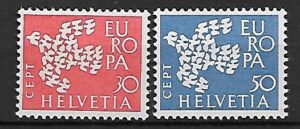 EUROPA CEPT SZWAJCARIA MI.736-737**