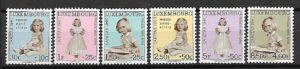 SŁAWNI LUDZIE LUXEMBURG MI.631-636**