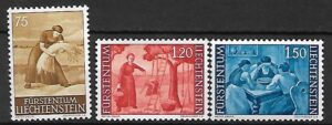 ROLNICTWO LIECHTENSTEIN MI.395-397**
