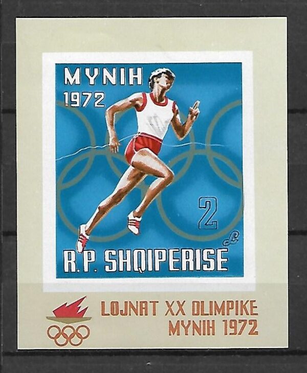 OLIMPIADA LETNIA ALBANIA MI.BL.42**