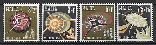 BOŻE NARODZENIE MALTA MI.501-504**