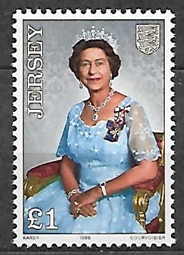 KRÓLOWA ELŻBIETA II JERSEY MI.377**