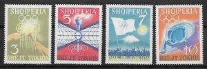 OLIMPIADA ALBANIA MI.823-826**
