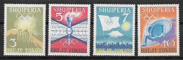 OLIMPIADA ALBANIA MI.823-826**