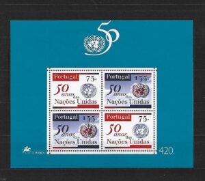 ONZ PORTUGALIA MI.BL.107**