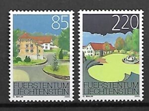 ARCHITEKTURA LIECHTENSTEIN MI.1387-1388**