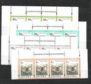 FI.3451-3454**Z NAPISEM NA LISTWIE