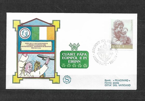 WIZYTA JANA PAWŁA II IRLANDIA KOPERTA