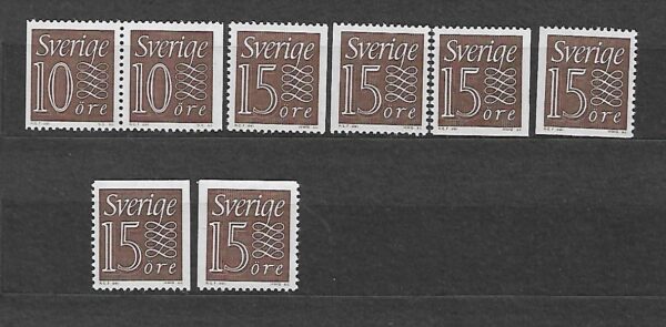 ROCZNICE SZWECJA MI.519-520D/E**