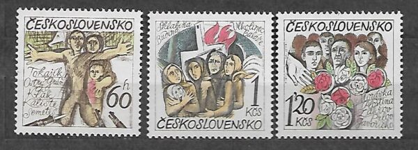 ROCZNICA CZECHOSŁOWACJA MI.2245-2247**