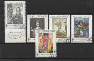 MALARSTWO CZECHOSLOWACJA MI.1668-1672