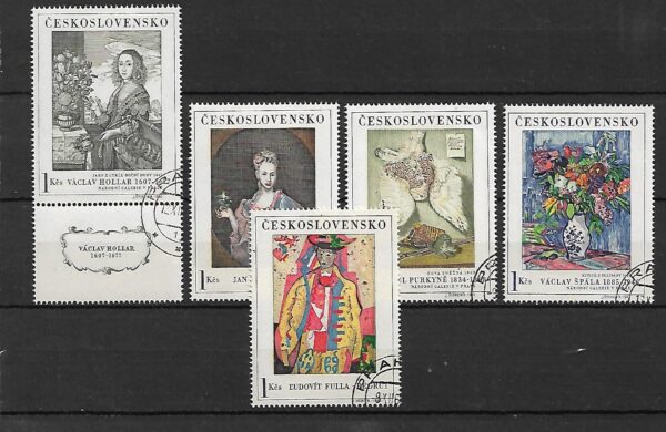 MALARSTWO CZECHOSLOWACJA MI.1668-1672