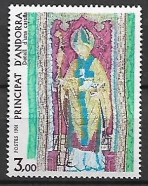 MALARSTWO ANDORRA FRANCUSKA MI.318**