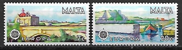 EUROPA CEPT MALTA MI.554-555**