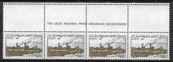 FI.3295**Z NAPISEM NA LISTWIE I PUSTOPOLEM