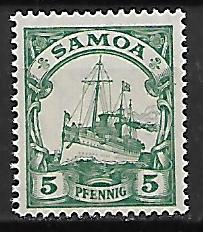 KOLONIE NIEMIECKIE SAMOA MI.21**