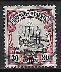 KOLONIE NIEMIECKIE OSTAFRICA MI.35 KASOWANY