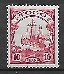 KOLONIE NIEMIECKIE TOGO MI.22**