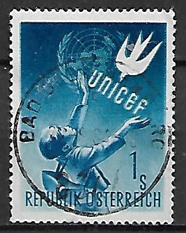 UNICEF AUSTRIA MI.933 KASOWANY