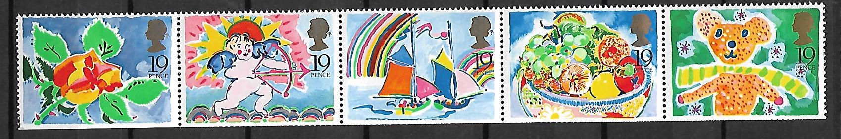 RYSUNKI DZIECIĘCE ANGLIA MI.1189-1193**