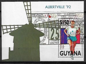 BIEGACZ GUYANA MI.BL.194** RÓŻNE NADRUKI