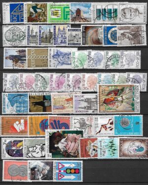 ZESTAW ZNACZKÓW BELGIA NR 5