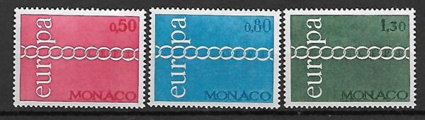 EUROPA MONAKO MI.1014-1016**