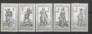 SŁAWNI LUDZIE CZECHOSŁOWACJA MI.2742-2746**