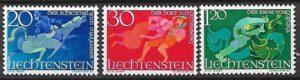 SZTUKA LIECHTENSTEIN MI.475-477**