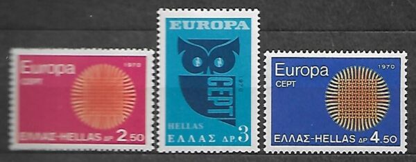 EUROPA CEPT GRECJA MI.1040-1042**