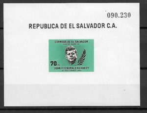 J.F.KENNEDY SALWADOR MI.BL.22**