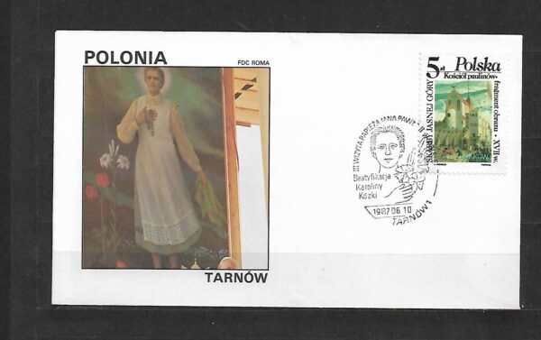 WIZYTA JANA PAWŁA II POLSKA-TARNÓW KOPERTA