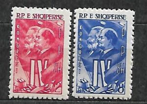 KONGRES ALBANIA MI.621-622**
