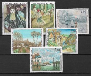 MALARSTWO MONAKO MI.1124-1129**