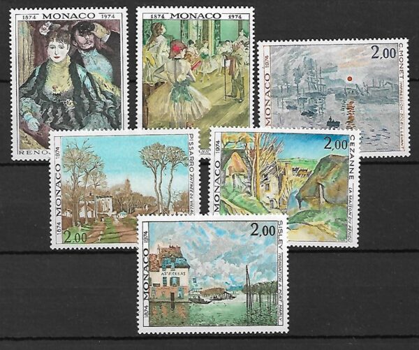 MALARSTWO MONAKO MI.1124-1129**