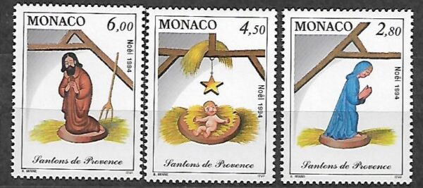 BOŻE NARODZENIE MONAKO MI.2200-2202**
