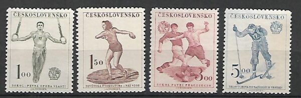 SPORT CZECHOSŁOWACJA MI.671-674**