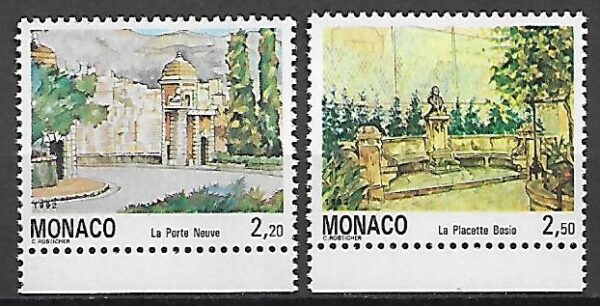 MALARSTWO MONAKO MI.2082-2083**