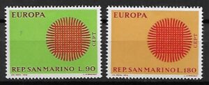 EUROPA CEPT SAN MARINO MI.955-956**