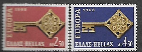 EUROPA CEPT GRECJA MI.974-975**